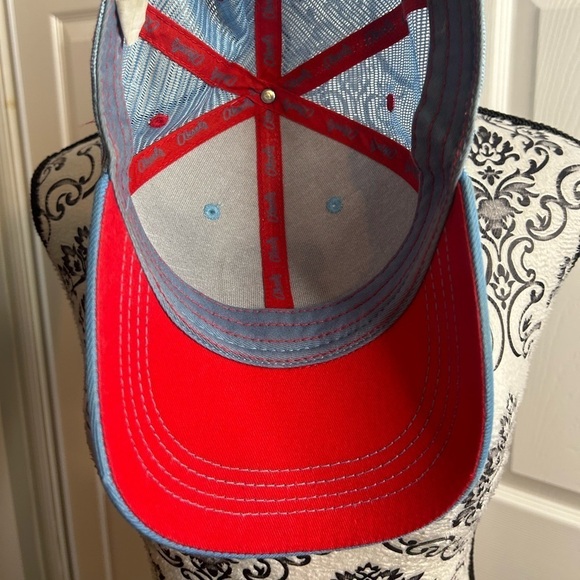 Aksels Blue White Dead of Day Skull Hat Mesh - Picture 4 of 5